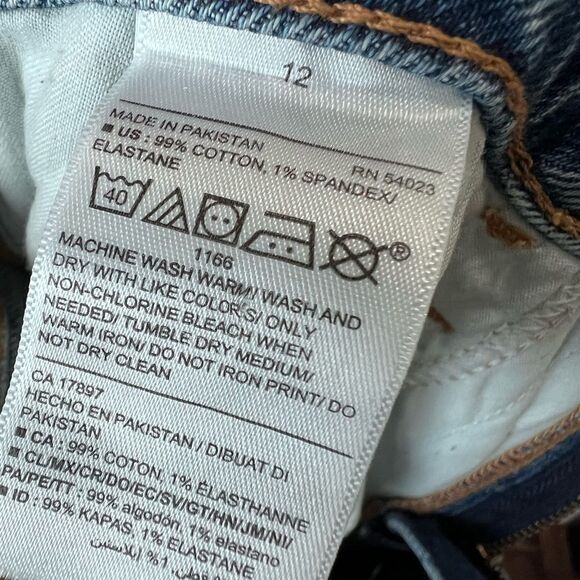 Old Navy flare ankle high rise jeans size 12 - Picture 10 of 14